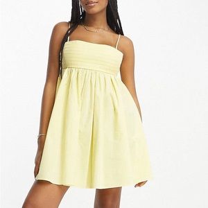 ASOS Yellow Babydoll Dress